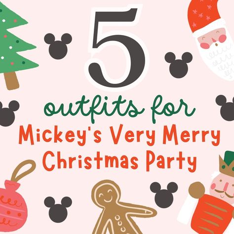 Are you headed to Mickey’s Very Merry Christmas Party this year? If you’ve already purchased your ticket, we’ve got 5 outfits & themes to get you ready for Disney’s most magical holiday party on earth! And swipe to see Ashlie’s outfit for the party! There’s so much to do and see at this special holiday event, but we’ve narrowed down our faves: 🥁Marching Toy Soldiers- our favorite part of the parade ❄️Frozen- We love anytime that Elsa and Anna visit Magic Kingdom, as they do during their st... Disney Christmas Sweatshirts Diy, Mickeys Very Merry Christmas Outfits, Disney Christmas Party Outfit, Christmas Sweatshirts Diy, Mickeys Christmas Party, Disney Christmas Party, Disney Christmas Outfits, Enchanted Dress, 5 Outfits