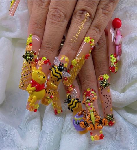 Character Themed Nails, Themed Nails, Get Nails, Editorial Makeup, Magic Art, Types Of Nails, Stylish Nails, Editorial, Nail Designs