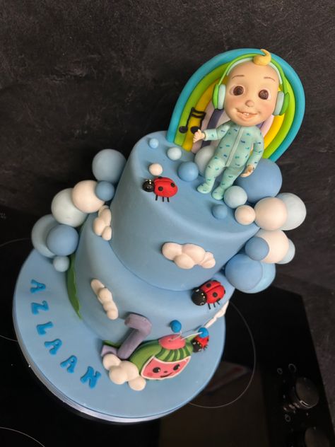 JJ Birthday Caje Jj Cake Cocomelon, Cake International, Homemade Home, Cake Decorating Classes, Baking Classes, Homemade Brownies, Hygienic Food, Cream Tea, Rocky Road