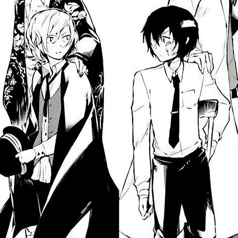 Bsd Manga Icons, Soukoku Manga, Bsd Manga Panels, Dazai Manga, Bsd Manga, Dazai And Chuuya, Vocaloid Funny, Chuuya X Dazai, Dazai Chuuya