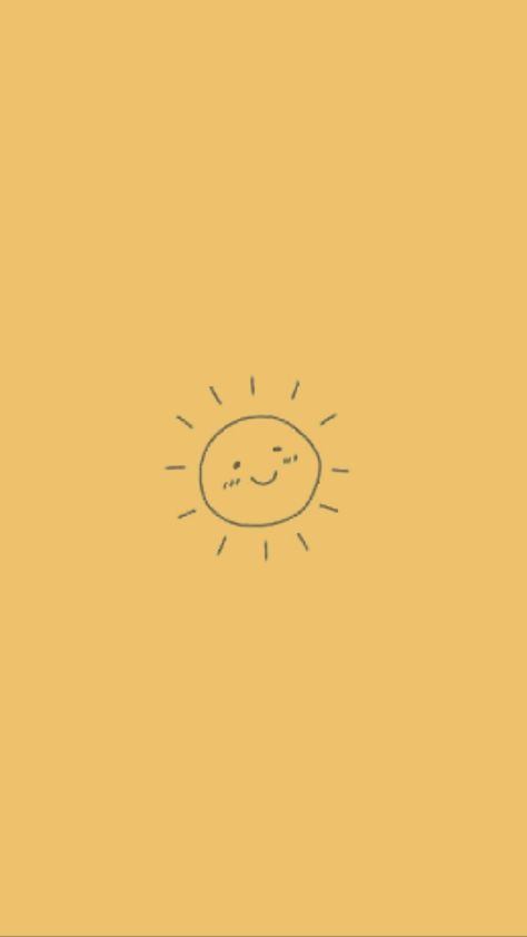 Sun Background Aesthetic, Sunshine Wallpaper Iphone, Yellow Sun Wallpaper, Yellow Homescreen Wallpaper, Sunshine Wallpaper Aesthetic, Bright Yellow Aesthetic, Sun Lockscreen, Sun Asthetics, Sun Wallpaper Aesthetic