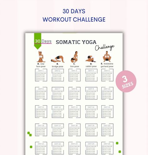 Transform your yoga practice with our 30-Day Somatic Yoga Digital Planner. This guide is designed to help you integrate somatic movements and mindfulness into your daily routine, enhancing both your physical and mental well-being. The planner is easy to use on any device, making it perfect for at home or on-the-go practice. Whether you're a beginner or an ex...#the #Through #NutritionTips #Embodied #Within #Unleashing #Wisdom #Somatic #Practice #FitnessTips #Yoga #Wellness #SelfCare #FitLife 28 Day Somatic Workout Plan, Mindful Lifestyle, Somatic Yoga, Garland Pose, Somatic Therapy, Somatic Healing, Wall Workout, Yoga Flows, Delicious Keto Recipes