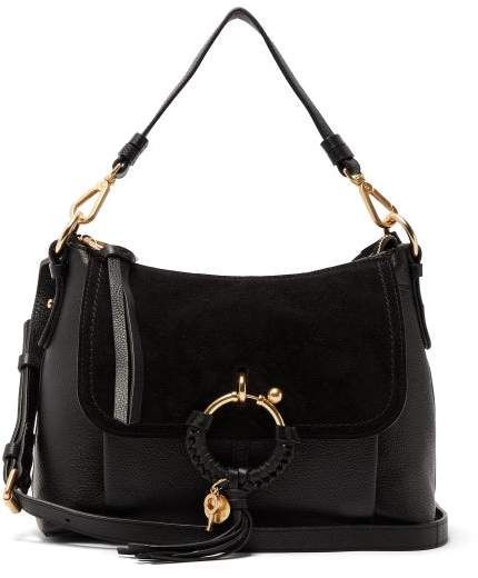 Chloe Joan Bag, See By Chloe Joan, Black Leather Top, Joan Smalls, Leather Cross Body Bag, Leather Cross, Key Pendant, See By Chloe, Leather Pulls