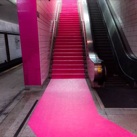 Office Exercise, Pink Carpet, Jack And Jill, Aisle Runner, Image House, Pink Rug, Pretty In Pink, Rug Runner, Hot Pink