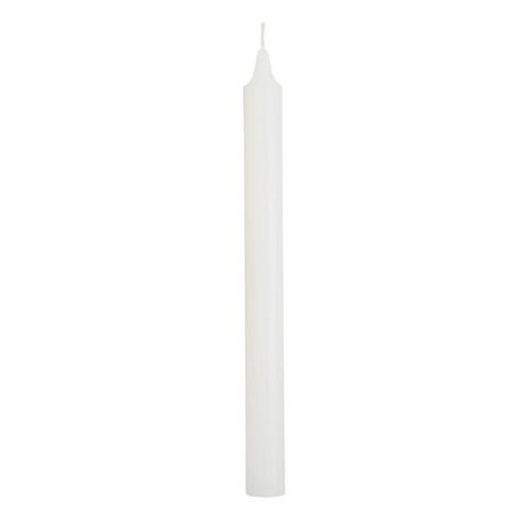 White Taper Candles, Cost Plus World Market, Taper Candles, World Market, 6 Packs, 6 Pack, Taper Candle, The White, Home Accents