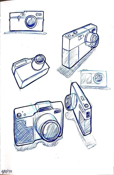 Sketchbook Ideas Objects, Small Objects Art, Square Objects Drawing, Random Object Drawing, Drawing Objects Ideas, Sketch Ideas Objects, Objects Drawing Reference, Simple Objects To Draw, Perspective Object Drawing