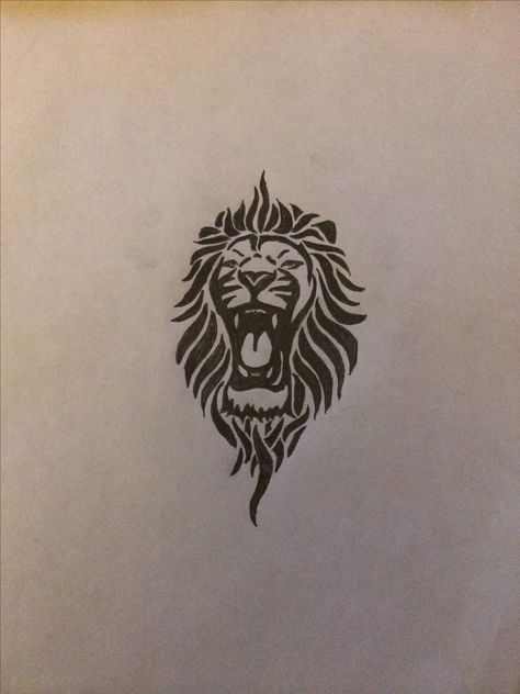 Tribal lion tattoo for my left inner forearm Roaring Lion Tattoo, Tattoo Lion, Mens Lion Tattoo, Wedding Tools, Lion Head Tattoos, Fairy Silhouette, Lion Tattoo Design, Inner Forearm, Lip Print