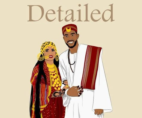 Sudan Art Culture, Sudanese Clothing, African Art Paintings, Wedding Illustration, Couture Sewing Techniques, Funny Study Quotes, African Queen, Wedding Preparation, Couture Sewing