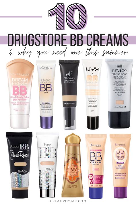 Bb Cream Before And After, Loreal Bb Cream, Drugstore Bb Cream, Bb Cream For Oily Skin, Bb Cream Best, Bb Cream Makeup, Bb Creams, Cream For Oily Skin, Best Drugstore Makeup