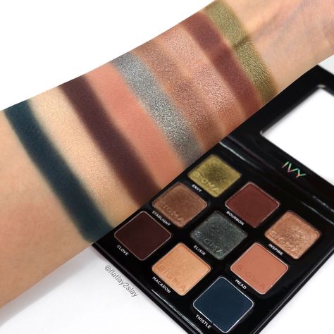 Swatches of ✨NEW✨ @sigmabeauty 💚IVY💚 ON-THE-GO eyeshadow palette 💖 These eyeshadows are so pigmented, creamy and all those shimmers, metallics and duo chrome shades are so beautiful! 👌🏻✨🔝💖 🌱 Vegan, cruelty-free, lactose-free, gluten-free Available now at sigmabeauty.com (link in bio to shop) 💸 Use code ‘ANNAKURUCH’ for 10% off Price: $29 USD each or On-The-Go Eyeshadow Palette Set with all 6 new palettes for $139 USD ($174 VALUE) I linked them all as well as set in my @liketoknow.it pag Sigma Eyeshadow Palette, Fall Eyeshadow Palette, Fall Eyeshadow, Eyeshadow Swatches, Dream Products, Sigma Beauty, Lipstick Swatches, Makeup Artistry, Eyeshadow Palettes