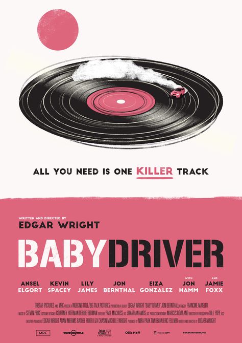 Baby Driver Wallpaper, Baby Driver Aesthetic, Baby Driver Poster, Journaling Photos, Create Poster, Big Talk, Direction Illustration, Baby Driver, Film Poster Design