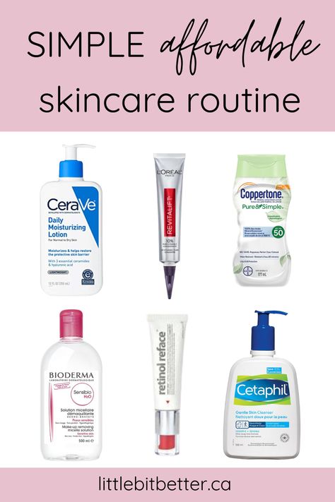 Skincare Routine On A Budget, Minimalist Face Care Routine, Budget Skincare Routine, Cheap Skincare Routines, Minimalist Skincare Products, Burnout Self Care, Minimal Skincare Routine, Skincare On A Budget, Burnout At Work