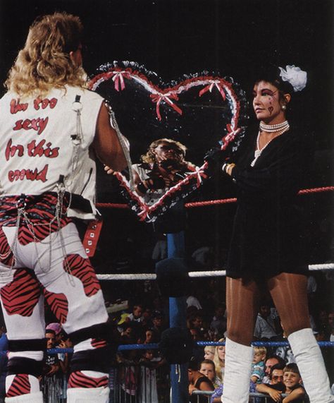 Shawn Michaels and Sherri Martel Sherri Martel, Sensational Sherri, Paul Bearer, The Heartbreak Kid, Wwe Tna, Shawn Michaels, Cyndi Lauper, Wwe Wrestlers, Now And Forever