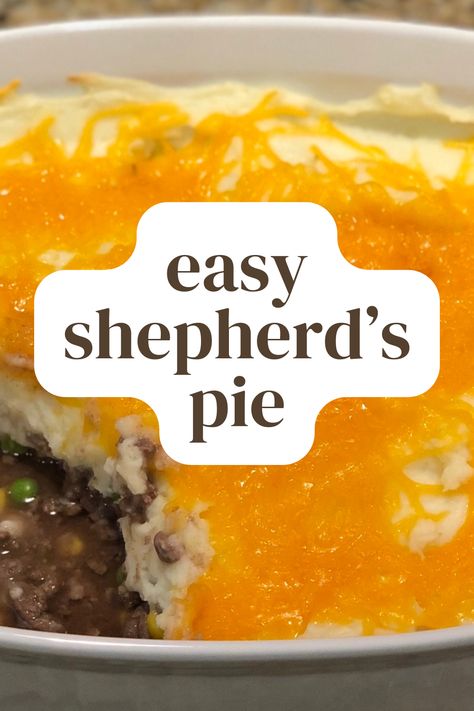 Shepherd’s pie is a deliciously comforting dish, and this easy recipe brings it all together. Perfect for busy weeknights or weekend dinners. Freezer Meals Shepherds Pie, Shepherds Pie Recipe No Tomato Paste, Crustless Shepherd's Pie, Recipe For Shepherd's Pie Ground Beef, How To Make Shepherd's Pie Recipe, Easy Shepard’s Pie Recipe, Easy Shepard’s Pie, Best Shepard Pie Recipe, Shepherd's Pie Easy