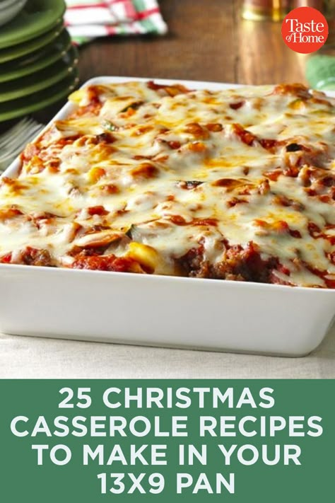 Christmas Casseroles, Holiday Cooking Christmas, Holiday Cooking Recipes, Christmas Meal Ideas, Holiday Dinner Ideas, Christmas Casserole, Easy Christmas Dinner, Christmas Dinner Recipes, Yummy Pasta