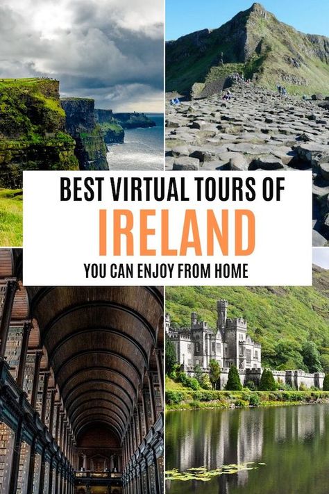 Dreaming of Ireland? See some of the most beautiful Ireland attractions from the comfort of your home with the curated selection of virtual tours of Ireland! Famous Irish Landmarks, Irish Landmarks, Homeschool Websites, Online Schooling, Virtual Museum Tours, Beautiful Ireland, Homeschool Field Trips, School Field, Country Studies