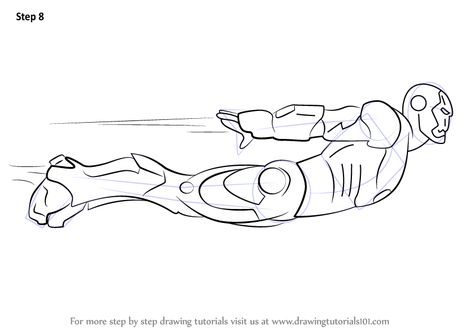 Learn How to Draw Iron Man Flying (Iron Man) Step by Step : Drawing Tutorials Iron Man Flying Drawing, Iron Man Tattoos, Iron Man Line Art, Iron Man Drawing Sketches, Iron Man Drawing Easy, Iron Man Quotes, Infinity Drawings, Iron Man Flying, Iron Man Drawing