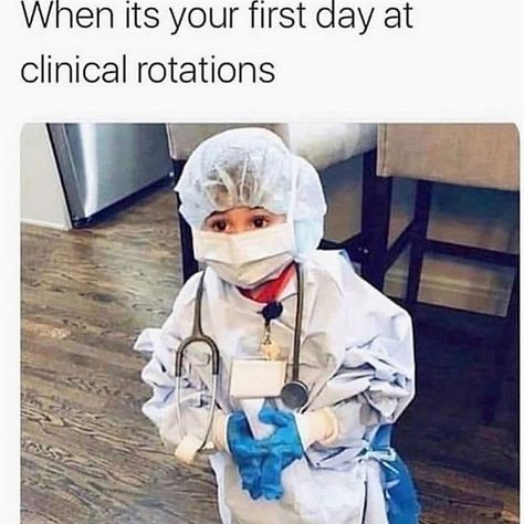 I was pretty nervous to start each new rotation and especially the first rotation. My recommendation is to google most common cases in "family medicine" "ER etc. Literally if you look up the way to diagnosis the disease states and treatments you will know a good majority of the cases. You'll be surprised how often these weird presentations always end up being one of the more common cases.  #physicianassistant #paschool #pastudent #nursepractitioner #nurse #murse #nursingstudent #doctor #medstude Nerdy Nurse, Nurse Pics, Medical Memes, Nursing Care Plan, Med School Motivation, Assistant Professor, Medical School Motivation, Medicine Student, Medical School Inspiration