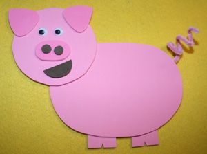 Farm Animal Art, Farm Animal Crafts, Farm Craft, Farm Animals Theme, Pig Crafts, Farm Activities, Barn Wood Crafts, Ink Crafts, Farm Crafts