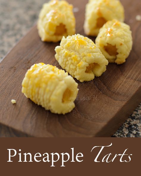 Pineapple Tarts Recipe, Raisin Filled Cookies, Pineapple Tea, Pineapple Tarts, Upside Down Pineapple, Pineapple Cookies, Ginger Tea Recipe, Savory Dessert, Pineapple Jam