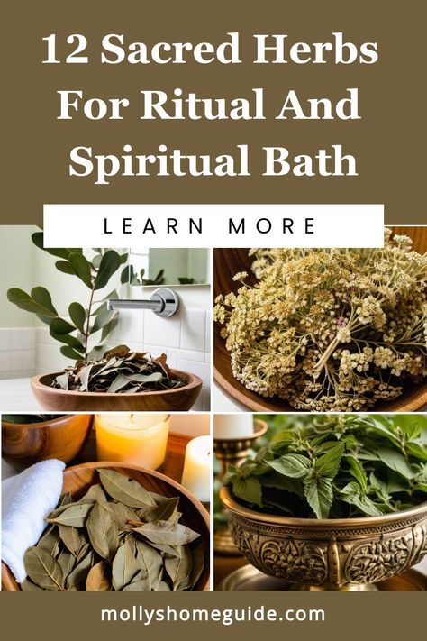 Enhance your spiritual practice with the power of herbs for ritual and spiritual baths. Elevate your bathing experience by incorporating Herbs for ritual and Spiritual bath into your routine. Explore the benefits of Spiritual baths for cleansing, purifying, and manifesting intentions. Create a Bath tea for ritual that supports your journey of personal growth and self-discovery. Dive into the world of Herbalism with Herbs for psychic development to enhance intuition and connection with higher gui Green Tea Bath Benefits, Sunday Rituals Witch, Salt Bath Benefits Spiritual, Spiritual Herbalism, Spiritual Bath Recipes, Cleansing Bath Ritual, Salt Bath Benefits, Manifesting Intentions, Spiritual Cleansing Bath