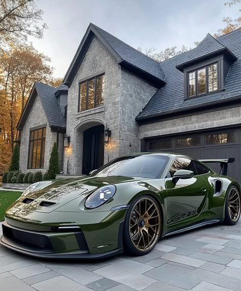 Green Porsche, Internal Combustion Engine, Car Stock, Porsche Sports Car, Hatchbacks, Modern Cars, Street Racing Cars, Turbo S, Combustion Engine