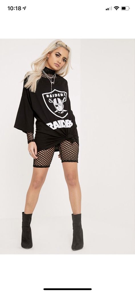 fishnet unitard with oversized T-shirt dress Oversized T Shirt Dress, Rave Outfits, Oversized T Shirt, Festival Outfit, Oversized Tshirt, Be The Best, T Shirt Dress, Style Ideas, No Matter What