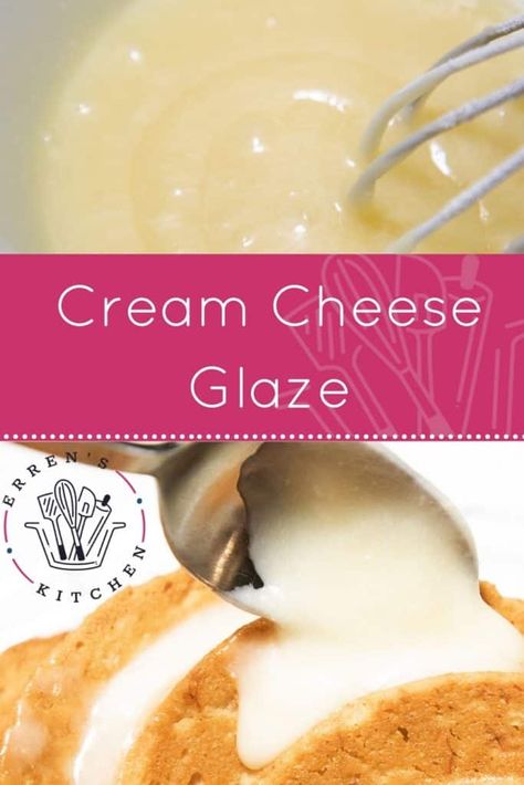 Easy Cream Cheese Glaze, Cream Cheese Sauce Sweet, Cream Cheese Glaze For Bundt Cake, Cream Cheese Glaze Recipe, Lemon Drizzle Icing, Glazed Icing Recipe, Bundt Cake Glaze, Chocolate Cream Cheese Icing, Cream Cheese Butter