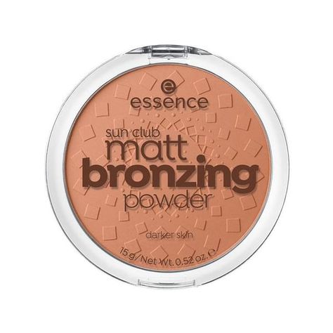 For a sun-kissed, natural complexion! the large bronzing powder conjures-up an irresistible natural-looking tan on your face and neckline and has a great mattifying effect at the same time! Essence Bronzer, Essence Highlighter, Drugstore Bronzer, Best Bronzer, Essence Makeup, Makeup Eyeshadow Palette, Matte Bronzer, Essence Cosmetics, Lighter Skin