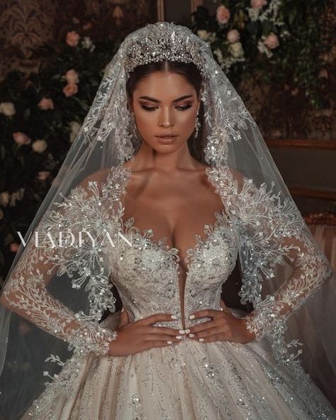 Arabic Wedding Dress Dubai, Sparkly Wedding Dress Ball Gown, Wedding Gown Princess, Sleeve Bridal Gown, Princess Bride Dress, Arabic Wedding Dresses, Long Sleeve Bridal Gown, Long Sleeve Wedding Gowns, Sparkly Wedding Dress