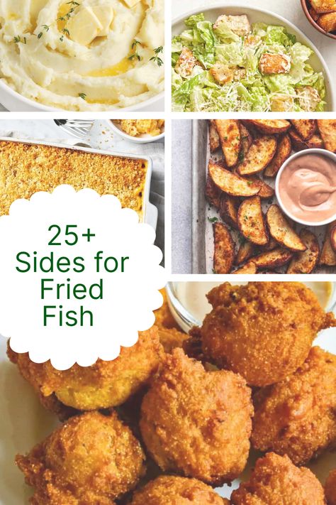 Crispy, golden fried fish deserves the perfect side! These 25+ sides for fried fish include everything from classic coleslaw to buttery cornbread and zesty hush puppies. Whether you're craving something light and fresh or warm and comforting, these side dishes have you covered. Get ready to serve up the ultimate fish dinner! 🐟🍋 Sides For Fried Fish, Classic Coleslaw, Buttery Cornbread, Cozy Soup, Hearty Salads, Fish Dinner, Fried Fish, Easy Dinner Ideas, Hush Puppies