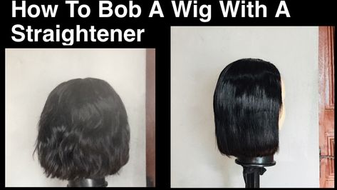 How To Apply Wig For Beginners, How To Revamp An Old Wig, How To Untangle A Wig, How To Untangle Synthetic Wig, How To Reinstall A Lace Front Wig, What To Use, Short Bob Wigs, Short Wigs, Short Bob