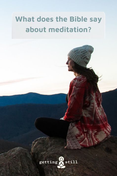 As a Christian yoga teacher, I hear many questions about yoga and meditation. It seems there is a misunderstanding around meditation and an accompanying fear that the practice of meditation is off-limits for Christians. Should Christians meditate? Let’s look at what the Bible says about meditation in my new blog. Bible Bullet Journaling, Christian Yoga, Connect With God, Christian Meditation, How To Meditate, Thanksgiving Prayer, Psalm 1, Nature Of God, Bible Says