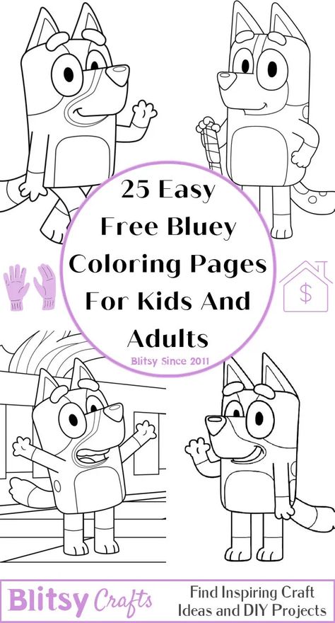 Bluey Coloring Pages, Free Kids Coloring Pages, Minecraft Coloring Pages, Preschool Coloring Pages, 2nd Birthday Party Themes, Cartoon Coloring Pages, Coloring Pages To Print, Cute Coloring Pages, Ways To Relax