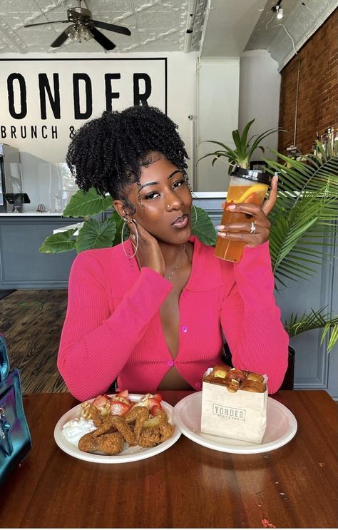 Brunch Hairstyles, Hairstyles Black Women, Hungry Girl, Natural Haircare, Types Of Women, 4c Hairstyles, Hairstyles Black, Hair Goals, Hair Inspo