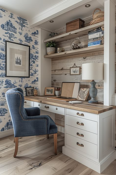 Home Library Rooms, Interior Boho, Small Home Offices, Cozy Home Office, Office Inspo, Small Home Office, Home Office Space, Home Office Ideas, Office Inspiration