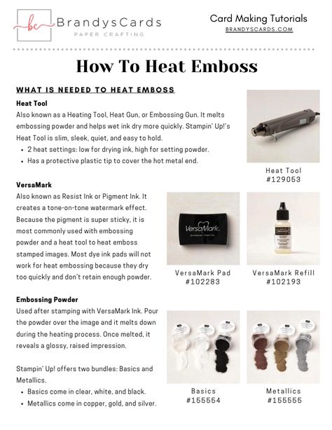 Are you ready to learn how to heat emboss with some easy steps and tips? Ditch any fears you have about embossing when you follow this guide and the helpful tips! There is plenty of inspiration with samples of heat embossing. This tutorial is every paper crafters helpful guide and the samples that Brandy Cox shares are priceless! Heat Embossing, Embossing Techniques, Embossing Machine, Embossing Powder, Plastic Trays, Sign Ideas, Stamp Pad, Ink Stamps, Cnc Router