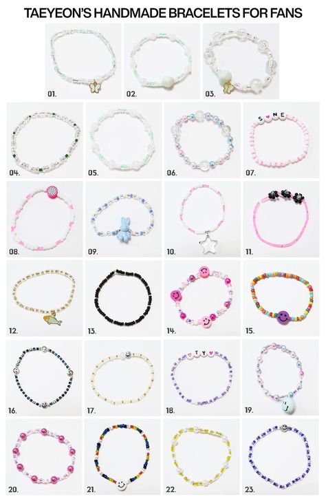 Gelang Manik Kpop, Diy Gelang Manik, Pulseras Aesthetic Kpop, Gelang Manik Handmade, Cincin Manik Aesthetic, Gelang Manik Aesthetic, Dompet Koin Diy, Gelang Beads, Anting Manik