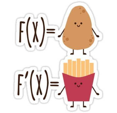 Potato Sticker, Math Doodles, Math Professor, Distance Formula, Math Quotes, Math Jokes, Social Studies Teacher, Positive Words Quotes, A Potato