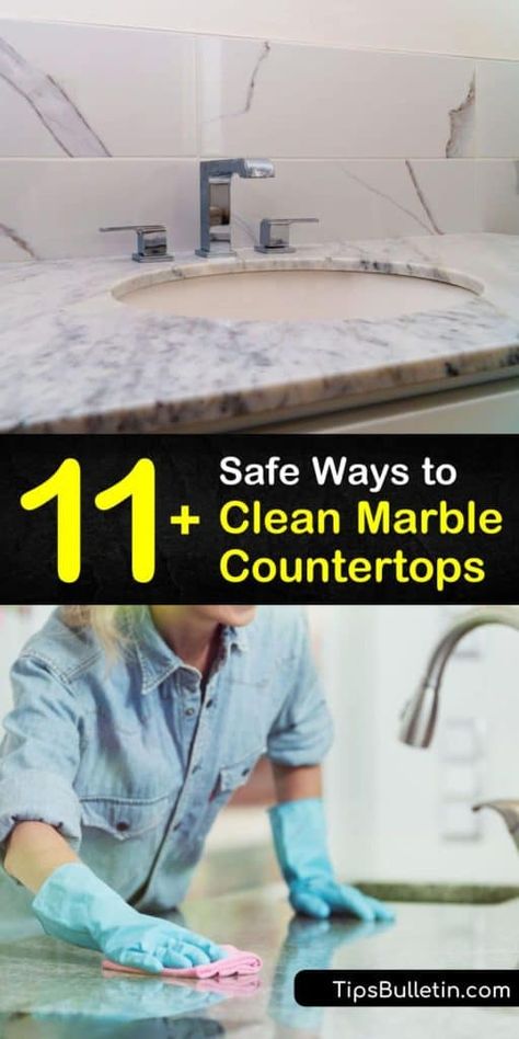 Clean Marble Countertops, Cleaning Marble Countertops, Cleaning Marble Floors, Marble Countertops Bathroom, Counter Cleaner, Cleaning Marble, Marble Counters, Best Cleaner, Diy Marble