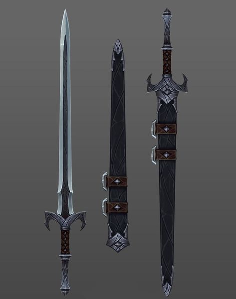 Fantasy Blade, D D Items, Types Of Swords, Magic Items, Fantasy Props, 다크 �판타지, Cool Swords, Fantasy Armor, Armor Concept