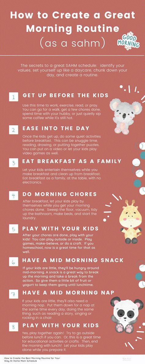 #Organisation #New_Mom_Daily_Routine #Stay_At_Home_Mum_Daily_Routine #Stay_At_Home_Mom_Routine_Daily_Schedules Daily Cleaning Checklist For Organized Stay At Home Mom, Routine For Stay At Home Mom, Cleaning Schedule For Stay At Home Mom, Sahm Schedule Daily Routines, Sahm Routine, Sahm Schedule, Busy Mom Planner, Stay At Home Mom Schedule, Morning Routine Kids