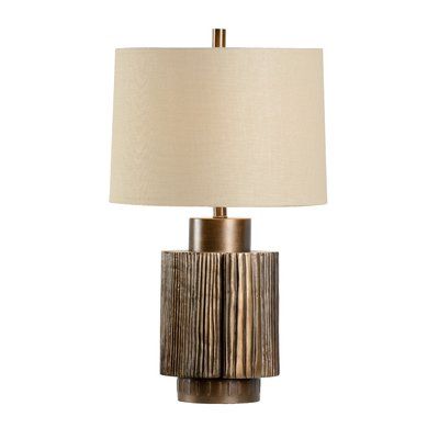 Wildwood Adagio 27.5" Table Lamp Base Finish: Best King Size Bed, Bedside Reading Lamps, Luxury Table Lamps, Elegant Lighting Fixtures, Transitional Table Lamps, Bronze Lamp, Bronze Table, Table Lamp Base, Stylish Bathroom