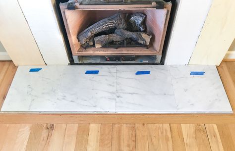 Fireplace Hearth Tile, Fireplace Hearth Stone, Tiled Fireplace Wall, Fireplace Hearth Tiles, Best Decor Ideas, Wood Mantle Fireplace, Marble Hearth, Hearth Tiles, Hearth Stone