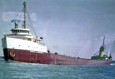 50 years ago, just one man survived the Great Lakes shipwreck you’ve never heard of    An undated photo of the freighter Daniel J. Morrell, which sank in Lake Huron on Nov. 29, 1966. (Duluth News Tribune file photo) The Edmund Fitzgerald, Great Lakes Shipwrecks, Edmund Fitzgerald, Great Lakes Ships, Lake Huron, 50 Years Ago, Yacht Charter, Shipwreck, Lake Superior