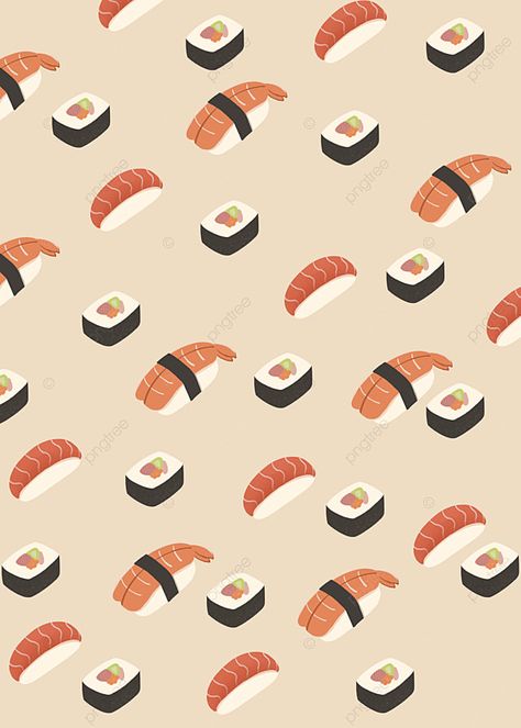 Sushi Background, Nori Sushi, Sushi Cartoon, Sushi Wrap, Japanese Food Sushi, Japanese Background, Sushi Dinner, Salmon Sushi, Hex Color Palette