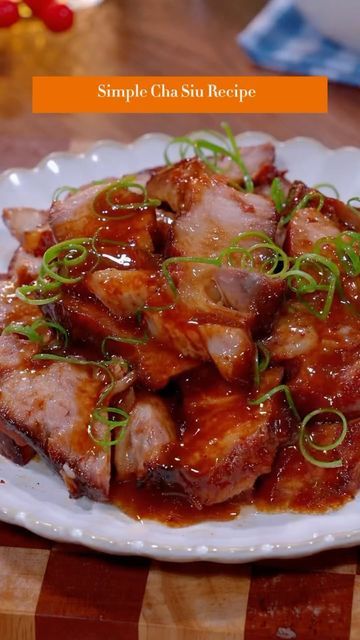 Char Siu Recipe, Chinese Night, Char Siu Pork, Chinese Foods, Paprika Chicken, Char Siu, Chinese Dishes, Food Recepie, Wing Recipes