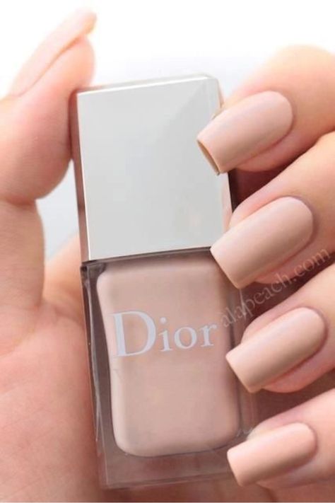 Natural Nail Colors: The Best Nude Nail Polishes To Wear High Nails, Dior Nail Polish, Nails Paint, Dior Nails, Nail Paint Shades, Skincare Ideas, Fashion Bella, Nude Nail Polish, Pale Peach