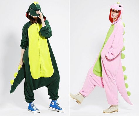 Urban Outfitters' Halloween animal onsies Triceratops Costume, Pyjamas Onesie, Taobao Finds, Animal Onesies, Dinosaur Halloween, Pajama Costume, Cartoon Cosplay, Animal Pajamas, One Piece Cosplay