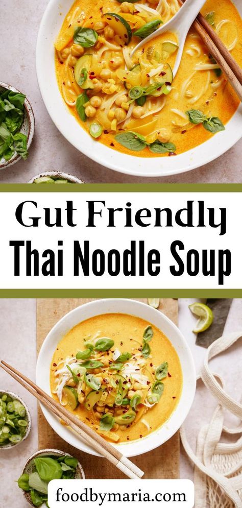 Gut Healthy Crockpot Recipes, Soup Recipes For Gut Health, Stomach Calming Soup, Soups For Nausea, Vegan Immune Boosting Soup, Gut Healing Crockpot Recipes, Soups With Ginger, Ginger Soup For Cold, Gut Reset Soup